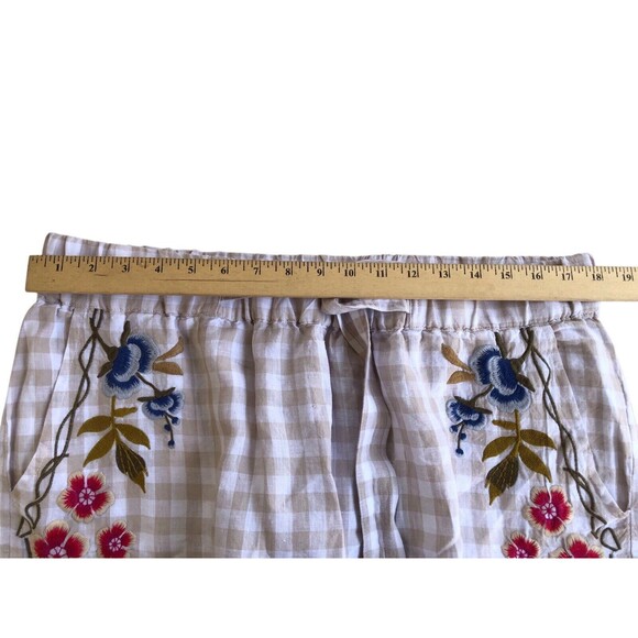 Johnny Was Workshop Adele Trapunto Belted Shorts Boho Chic XL - Picture 8 of 12